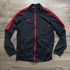 Nike Black & Red Full Zip Jacket size Large Men